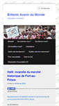 Mobile Screenshot of enfantsavenirdumonde.com